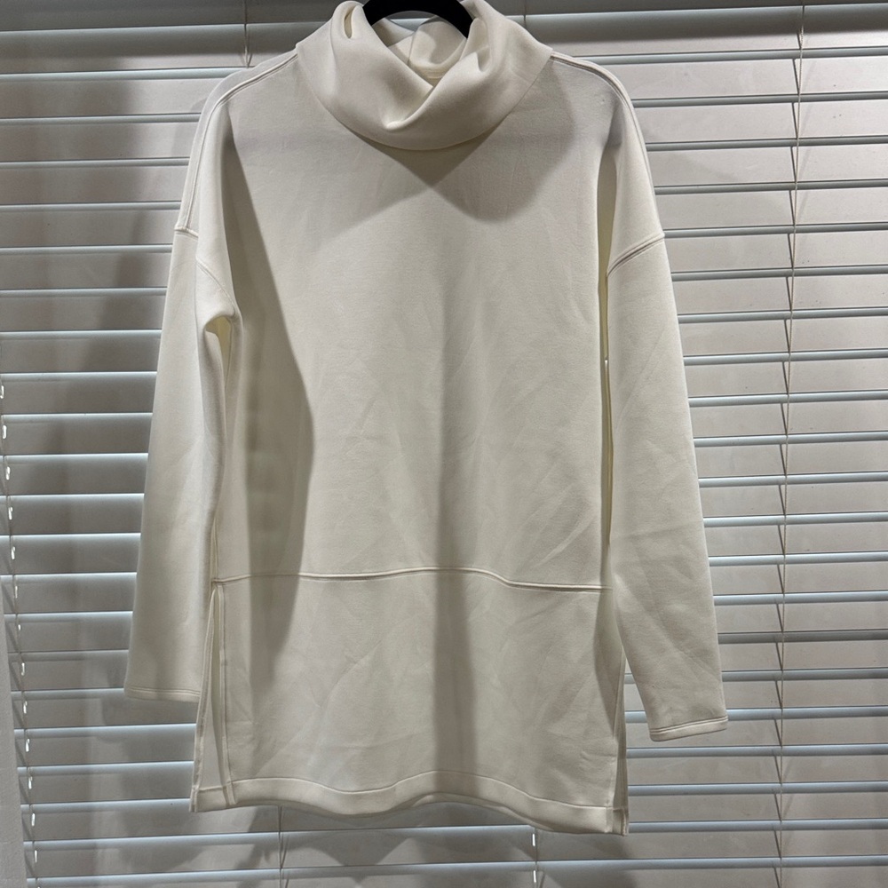 SPANX Cream Lightweight Pullover Top